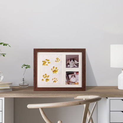 Keepsake Paw Print DIY Photo Frame Set