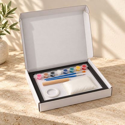 Keepsake Paw Print DIY Photo Frame Set