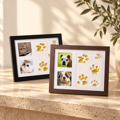 Keepsake Paw Print DIY Photo Frame Set